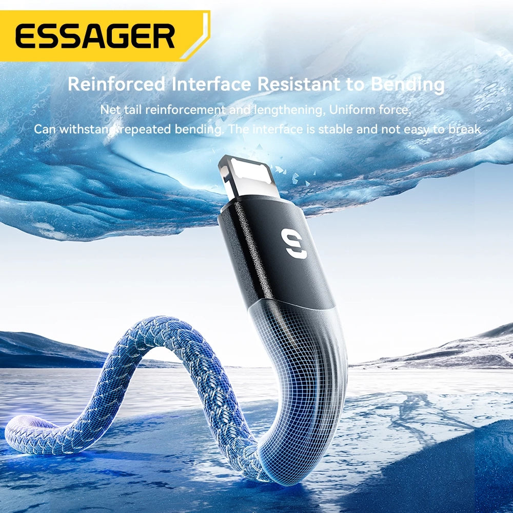 Кабель Essager для быстрой зарядки (PD 29 Вт), USB-C / Type-C на L (Lightning)