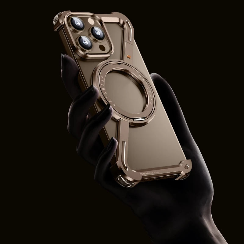 Металлический чехол для iPhone 17 Pro Max / 17 Pro / 17 Air / 16 Pro Max / 16 Pro / 16E / 15 / 15 Pro / 15 Pro Max