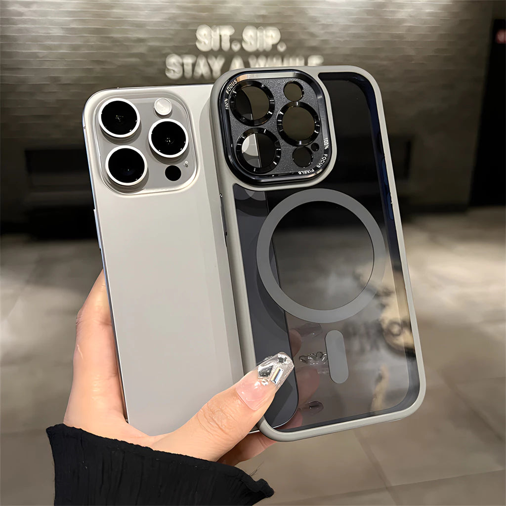 Элегантный прозрачный жёсткий чехол с ударопрочной защитой — для iPhone 12 / 12 Pro / 12 Pro Max / 13 / 13 Pro / 13 Pro Max / 14 / 14 Pro / 14 Pro Max / 15 / 15 Pro / 15 Pro Max / 16 / 16 Pro / 16 Pro Max / 16 Plus