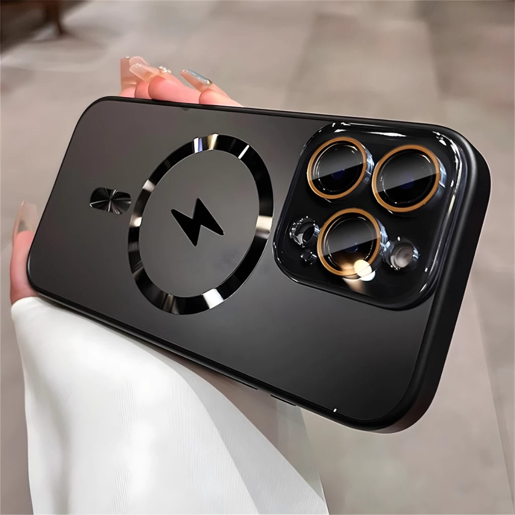 Магнитный чехол с матовой поверхностью — для iPhone 12 / 12 Pro / 12 Pro Max / 13 / 13 Pro / 13 Pro Max / 14 / 14 Pro / 14 Pro Max / 15 / 15 Pro / 15 Pro Max / 16 / 16 Pro / 16 Pro Max / 16 Plus