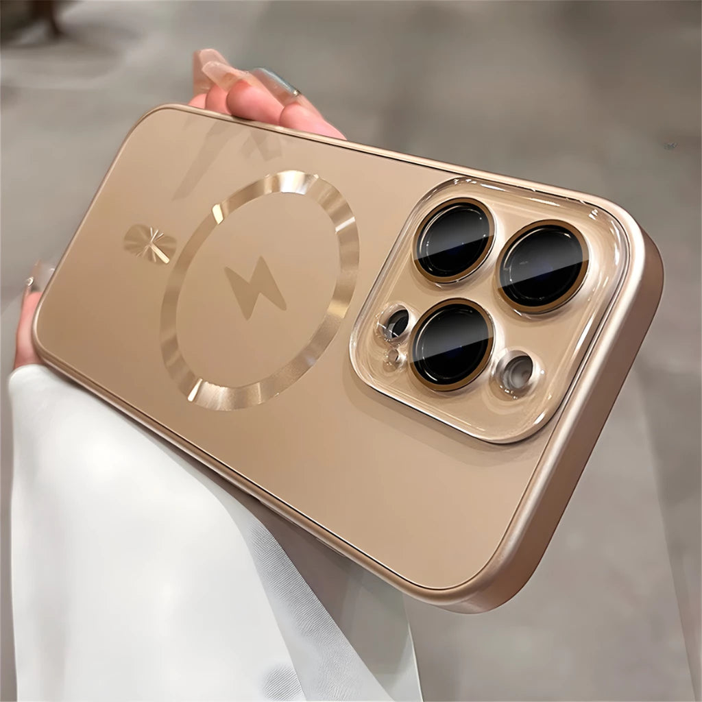 Магнитный чехол с матовой поверхностью — для iPhone 12 / 12 Pro / 12 Pro Max / 13 / 13 Pro / 13 Pro Max / 14 / 14 Pro / 14 Pro Max / 15 / 15 Pro / 15 Pro Max / 16 / 16 Pro / 16 Pro Max / 16 Plus