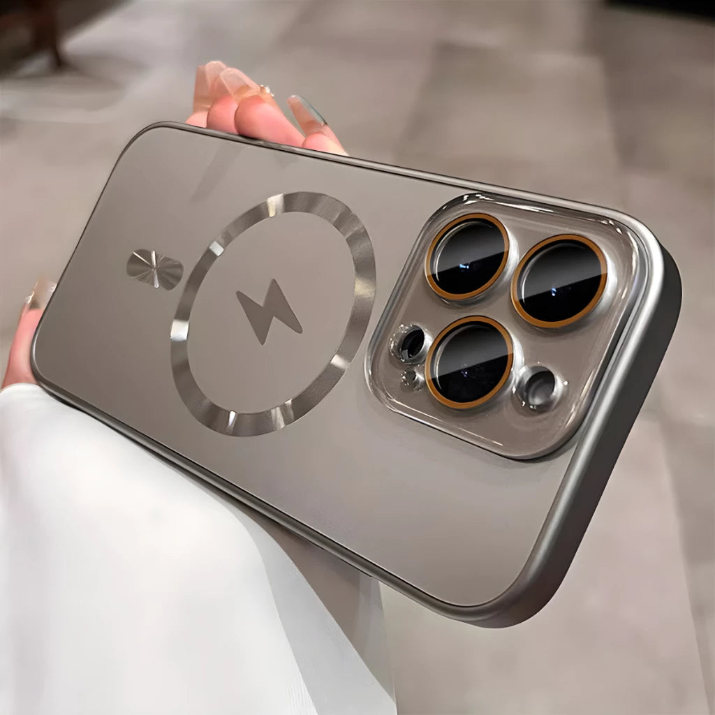 Магнитный чехол с матовой поверхностью — для iPhone 12 / 12 Pro / 12 Pro Max / 13 / 13 Pro / 13 Pro Max / 14 / 14 Pro / 14 Pro Max / 15 / 15 Pro / 15 Pro Max / 16 / 16 Pro / 16 Pro Max / 16 Plus