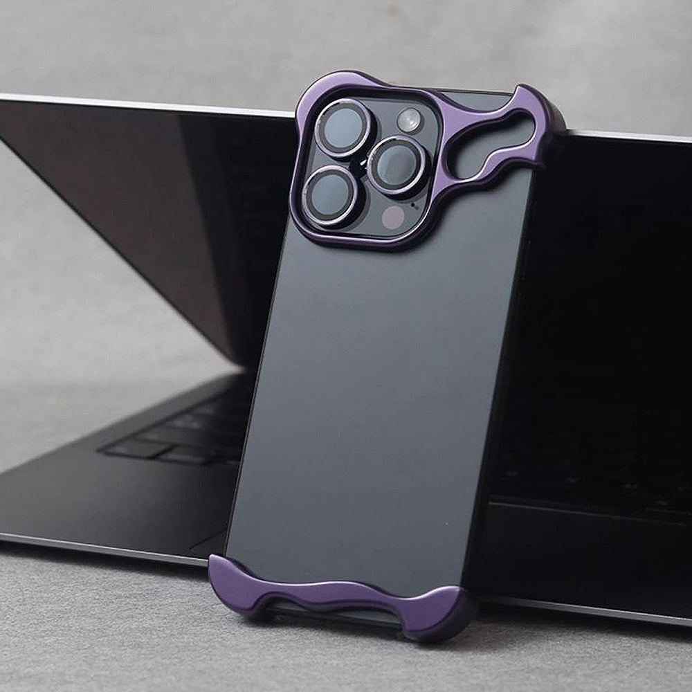 Титановый сплавный чехол для телефона с защитой объектива камеры для iPhone  12 Pro Max, 13, 14, 15, 15 Plus, 16