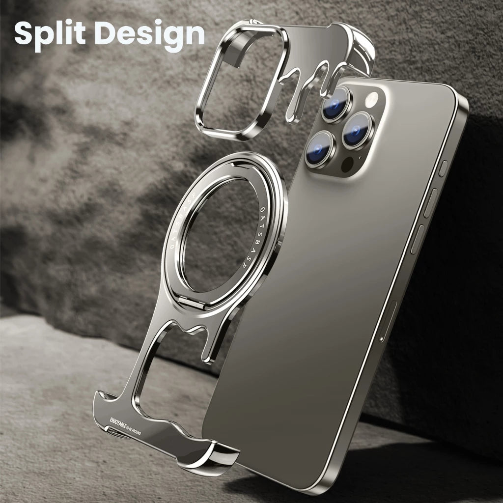 Металлический чехол для iPhone 16 Pro / 16 Pro Max / 15 / 15 Pro / 15 Pro Max / 14 Pro / 14 Pro Max / 13 Pro / 13 Pro Max