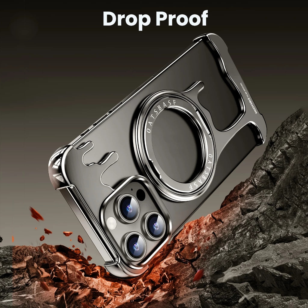 Металлический чехол для iPhone 16 Pro / 16 Pro Max / 15 / 15 Pro / 15 Pro Max / 14 Pro / 14 Pro Max / 13 Pro / 13 Pro Max