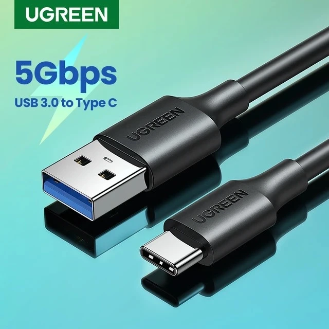 Кабель быстрой зарядки USB 3.0 to USB Type-C высокоскоростная передача данных USB-A to USB-C 0.5м/1м/1.5м/2м