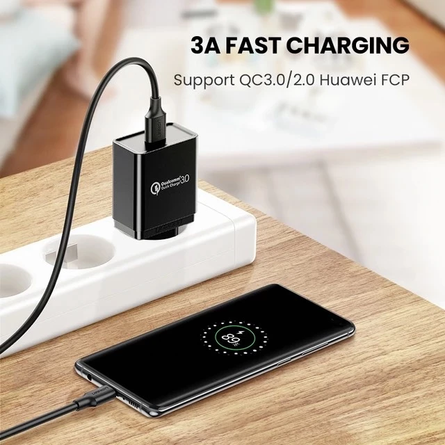 Кабель быстрой зарядки USB 3.0 to USB Type-C высокоскоростная передача данных USB-A to USB-C 0.5м/1м/1.5м/2м