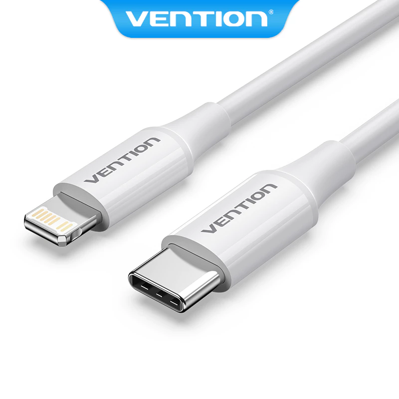 Кабель Lightning Vention PD 27W USB Type-C to Lightning для синхронизации данных, подходит для iPhone 11/13/14 быстрая зарядка