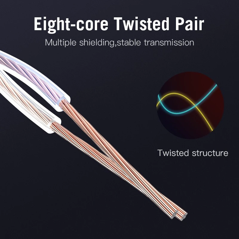 Сетевой LAN-кабель Vention CAT6 RJ45 1000 Мбит/с UTP Gigabit для роутеров, ПК, ноутбуков