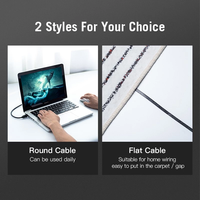 Сетевой LAN-кабель Vention CAT6 RJ45 1000 Мбит/с UTP Gigabit для роутеров, ПК, ноутбуков