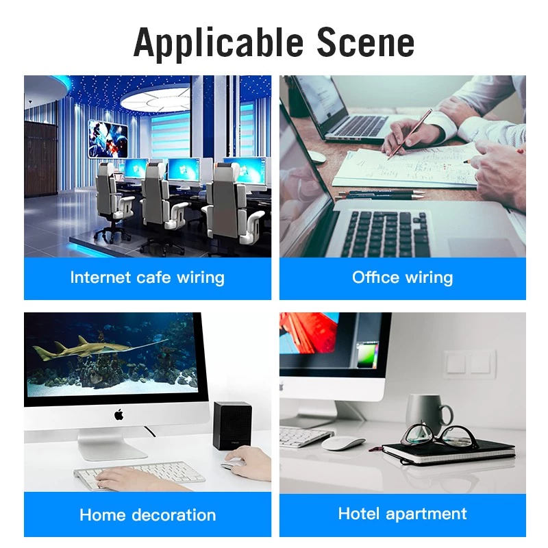 Сетевой LAN-кабель Vention CAT6 RJ45 1000 Мбит/с UTP Gigabit для роутеров, ПК, ноутбуков