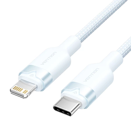 Кабель Vention USB-C для iPhone 14 13 12 11 Pro Max Xs 8 Plus iPad MacBook с быстрой зарядкой 27W PD Type-C to Lightning, кабель для передачи данных