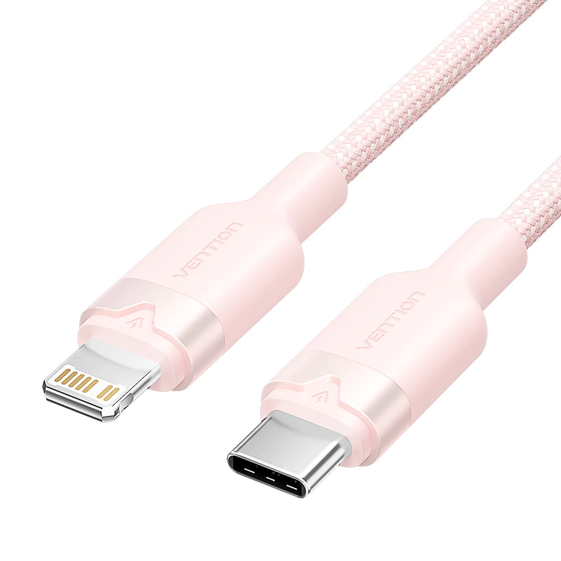 Кабель Vention USB-C для iPhone 14 13 12 11 Pro Max Xs 8 Plus iPad MacBook с быстрой зарядкой 27W PD Type-C to Lightning, кабель для передачи данных