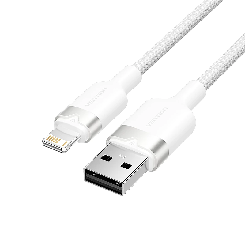 Кабель Vention USB-А для iPhone 14 13 12 11 Pro Max Xs 8 Plus iPad MacBook с быстрой зарядкой 27W PD USB to Lightning, кабель для передачи данных
