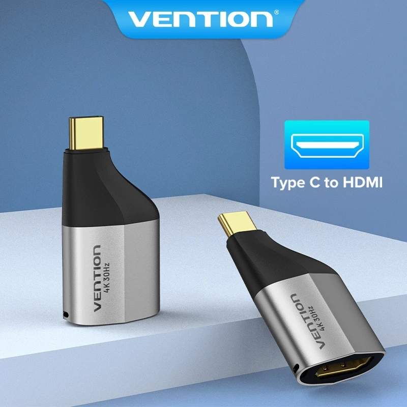 Адаптер Vention USB Type-C на HDMI с поддержкой 4K 30 Гц для ноутбуков Huawei Samsung