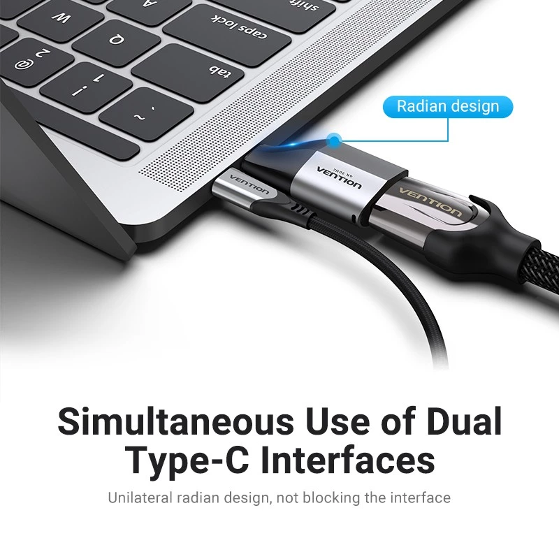 Адаптер Vention USB Type-C на HDMI с поддержкой 4K 30 Гц для ноутбуков Huawei Samsung