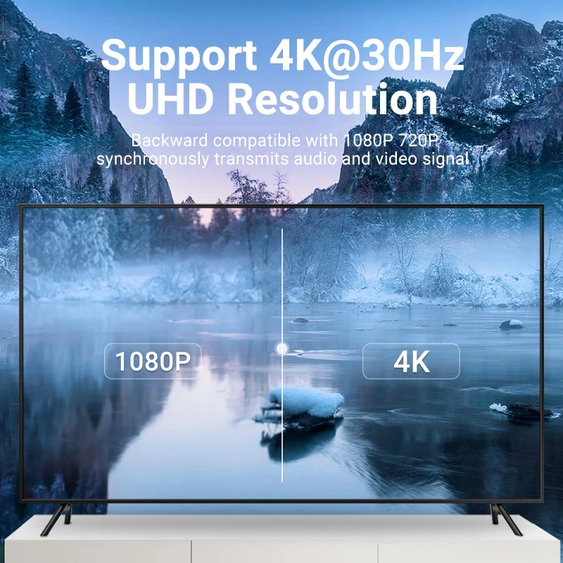 Адаптер Vention USB Type-C на HDMI с поддержкой 4K 30 Гц для ноутбуков Huawei Samsung
