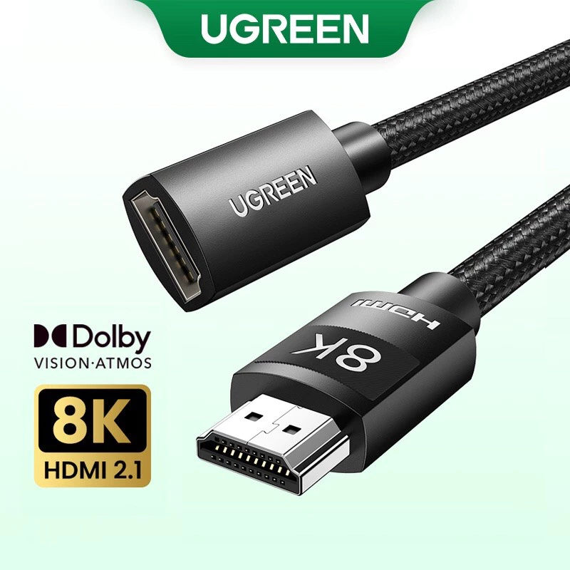 Кабель-удлинитель Ugreen HDMI 2.1 для PS5 GoPro Hero 8 — 8K/60Hz 4K/120Hz 48Gbps eARC HDCP