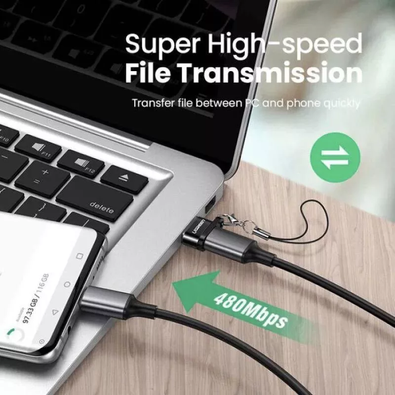 Адаптер/кабель Ugreen USB 2.0 to USB-C