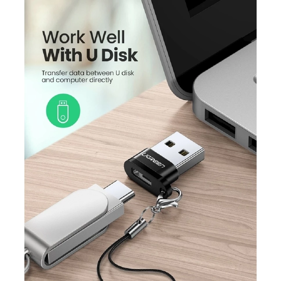 Адаптер/кабель Ugreen USB 2.0 to USB-C