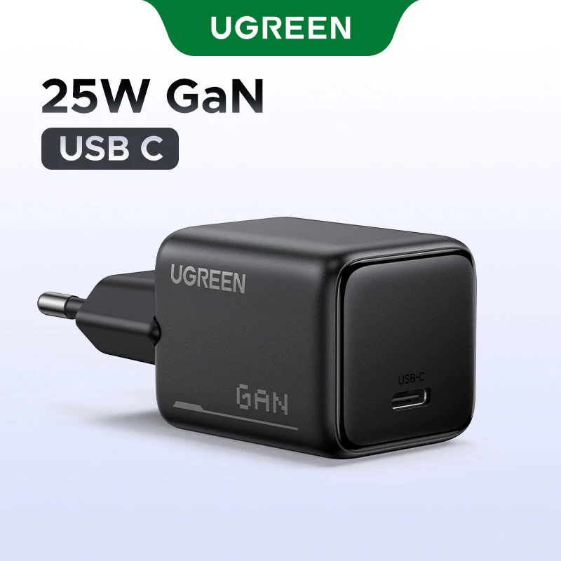 Зарядное устройство Ugreen 25W с быстрой зарядкой | 1 порт USB Type-C