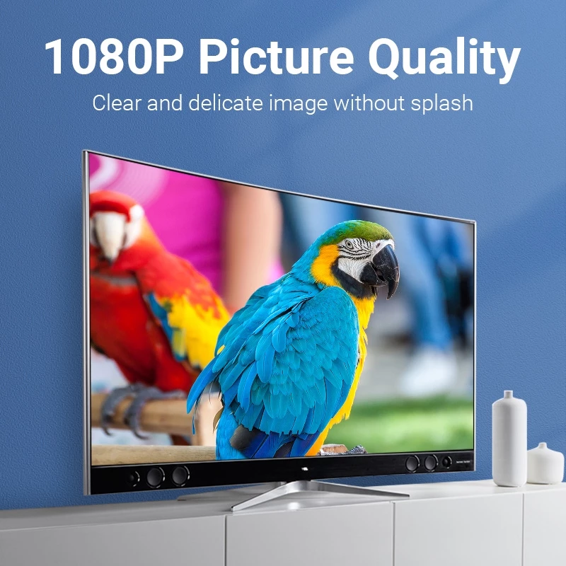 Адаптер Vention DisplayPort to HDMI 1080P 60Hz для ноутбуков и HDTV — Male to Female с позолоченными контактами